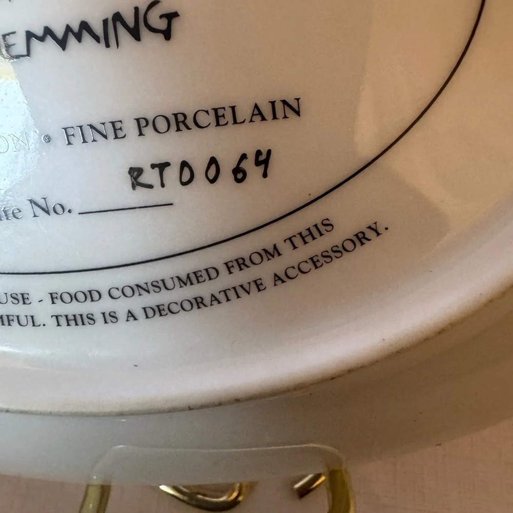 The Franklin Mint Plate “Shore Pals”by Nigel Hemming Limited Edition EUC